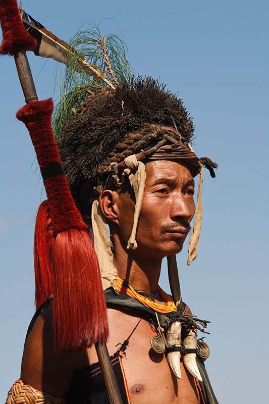  Warrior from the Khiamniungan naga clan